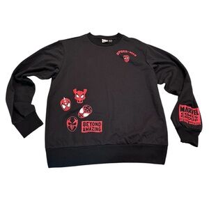 Marvel Black and Red Graphic men’s Sweatshirt‎